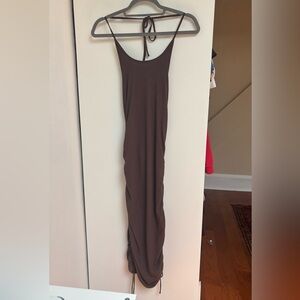 Princess Polly Chocolate Ruched Dress